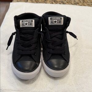 Converse Black Mini Canvas Sneakers